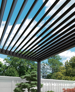 Pergola à lames orientables